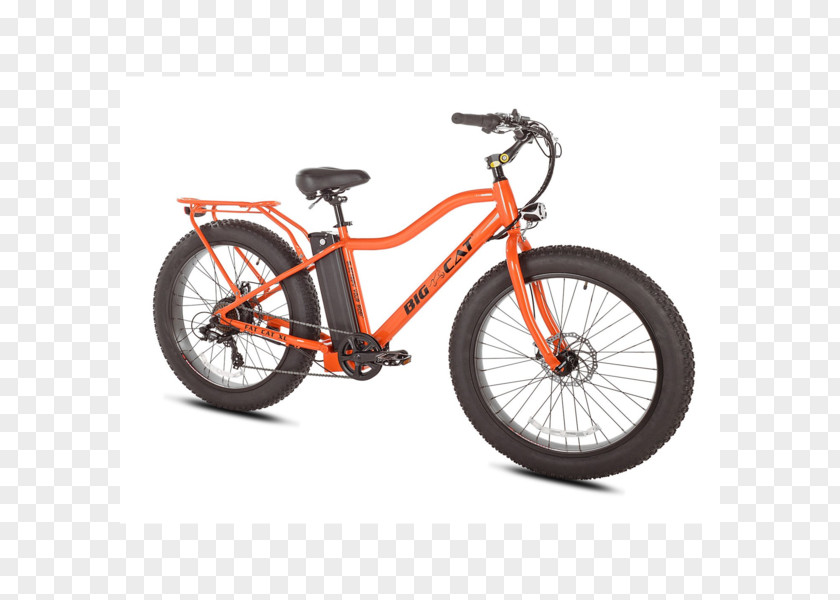 Fat Tire Electric Bicycle Big Cat Fatbike PNG