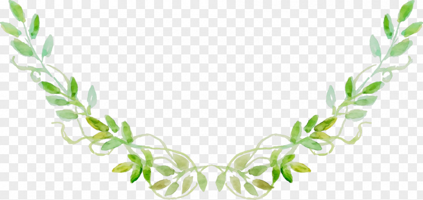 Flower Grass Green Leaf Watercolor PNG