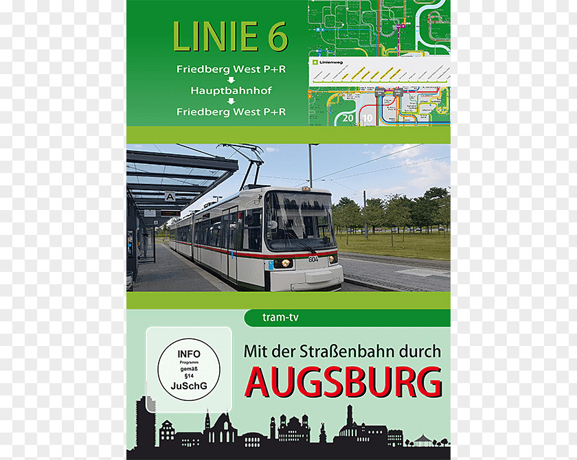 Miba! Trolley Advertising Augsburg Liin Text PNG