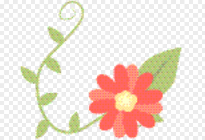 Wildflower Pedicel Pink Flower Cartoon PNG