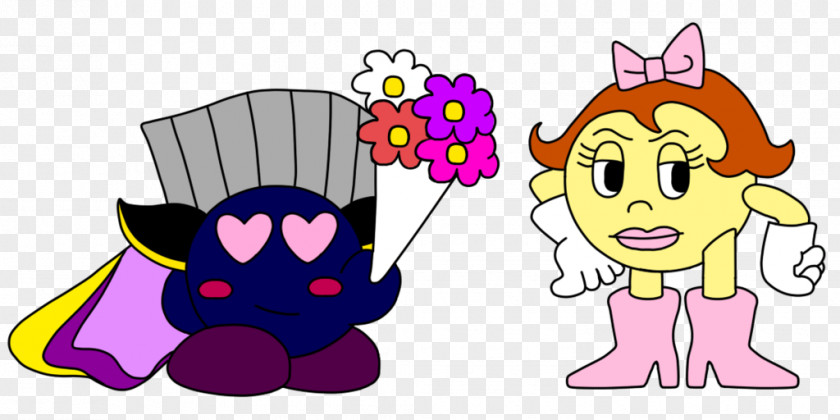Cartoon Sneezing Meta Knight Ms. Pac-Man Kirby Princess Peach PNG