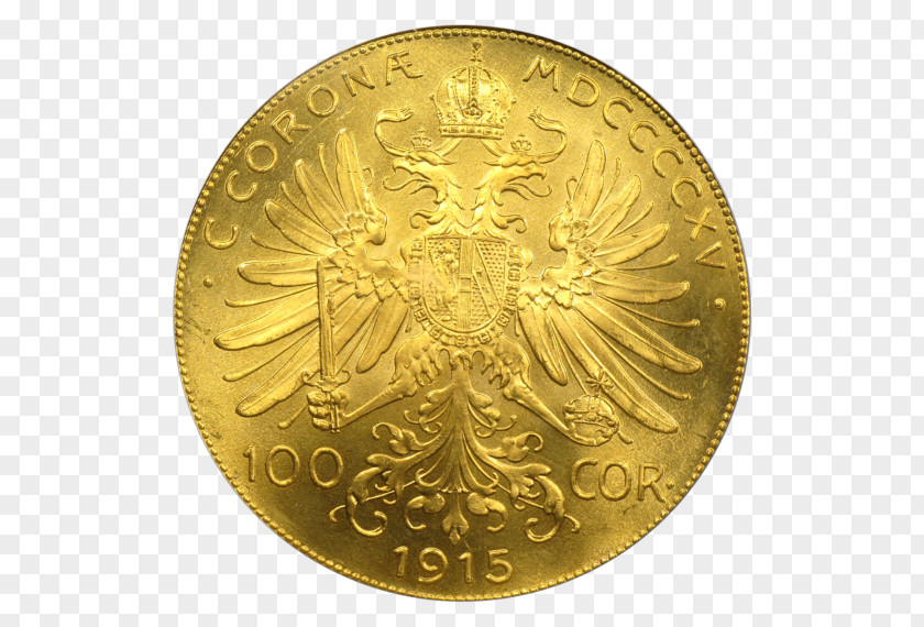 Coin Gold Franc Goldkrone PNG
