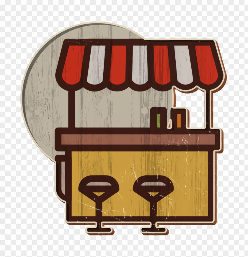 Kiosk Icon Street Food Stand PNG
