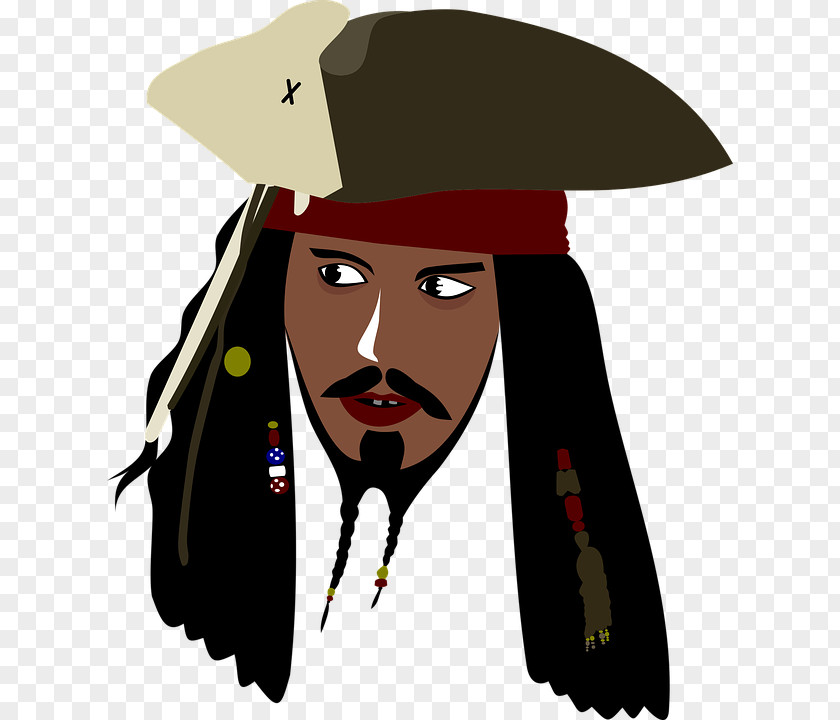 Pirates Of The Caribbean Brown Skin Jack Sparrow Piracy Clip Art PNG