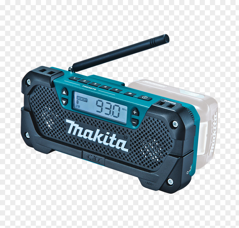 Radio Cordless Makita FM Broadcasting Tool PNG