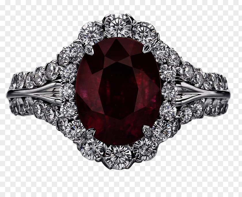 Ruby Stone Birthstone Gemstone Ring Jewellery PNG