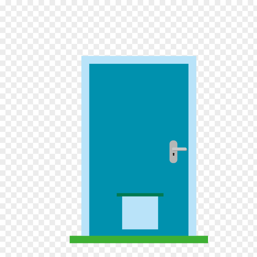 Vector Blue Door Euclidean PNG