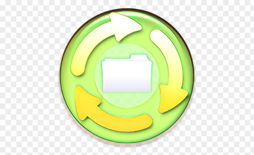 Wheel Sticker Green Yellow Circle Symbol Icon PNG