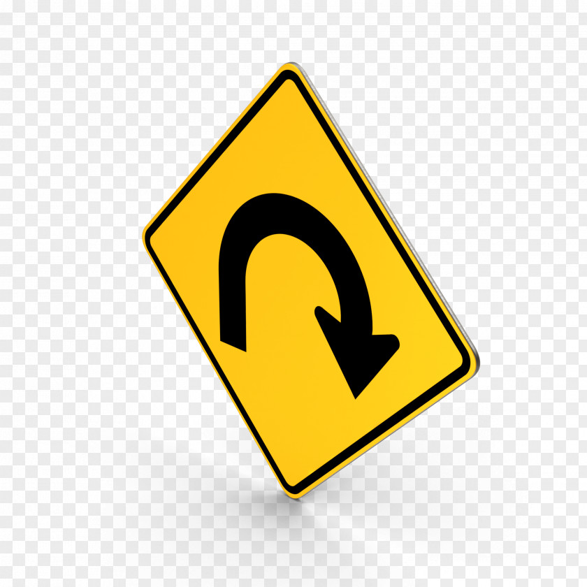 Allow U-turn Logo PNG