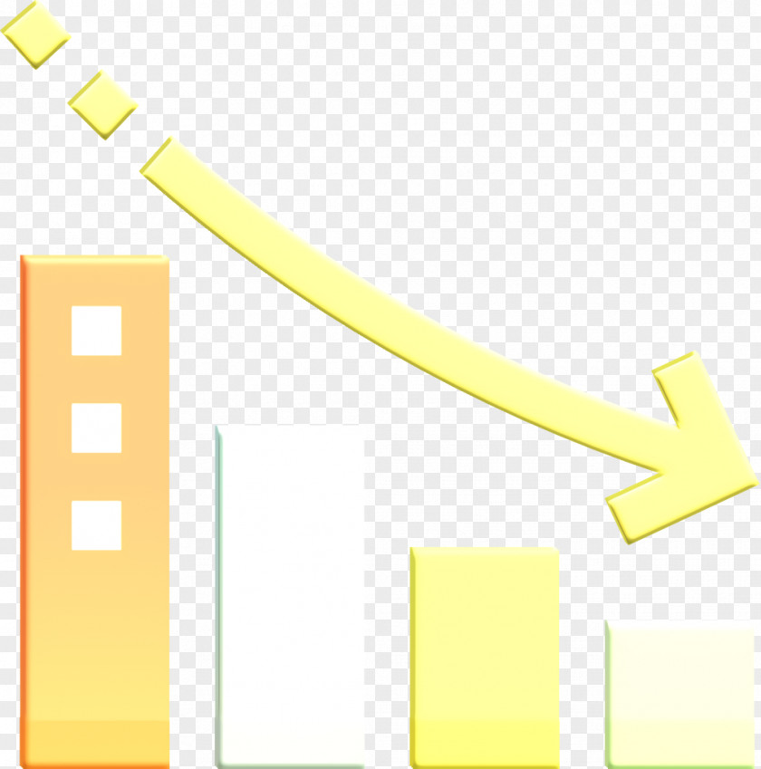 Business Icon Graph Decrease PNG