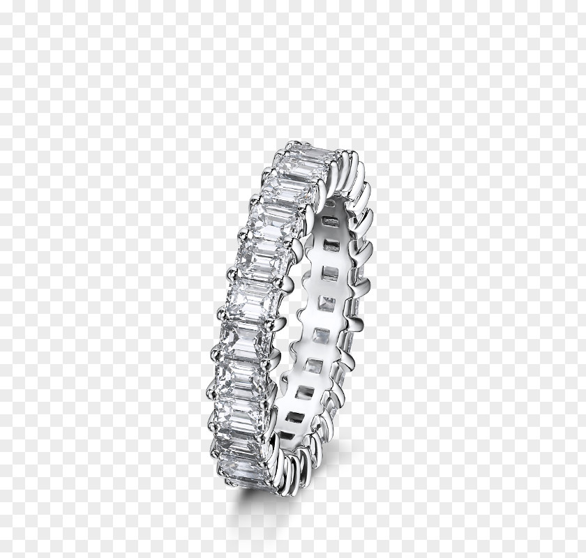 Eternity Ring Diamond Cut PNG