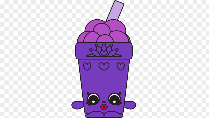 Purple Princess Milkshake Shopkins Punch Party PNG