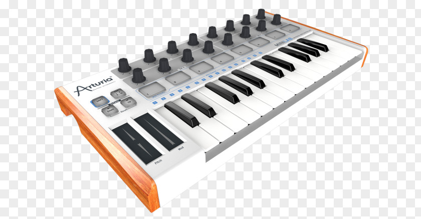 Arturia Keylab 49 Digital Piano Musical Keyboard Sound Synthesizers Nord Electro Oberheim OB-Xa PNG