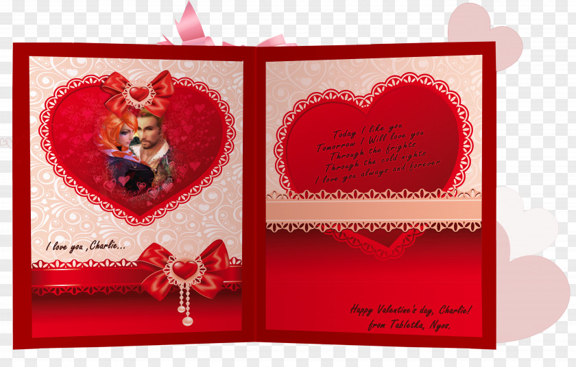 Happy Valentines Day Heart Valentine's Greeting & Note Cards Love Gift PNG