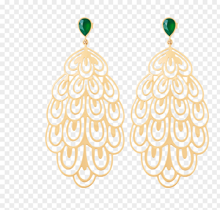 Jewellery Earring Silver Gold Asiatic Peafowl PNG
