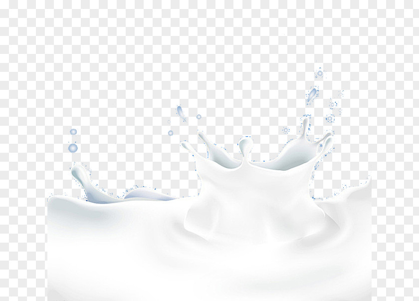 Milk Splash Effect Picture Pattern PNG