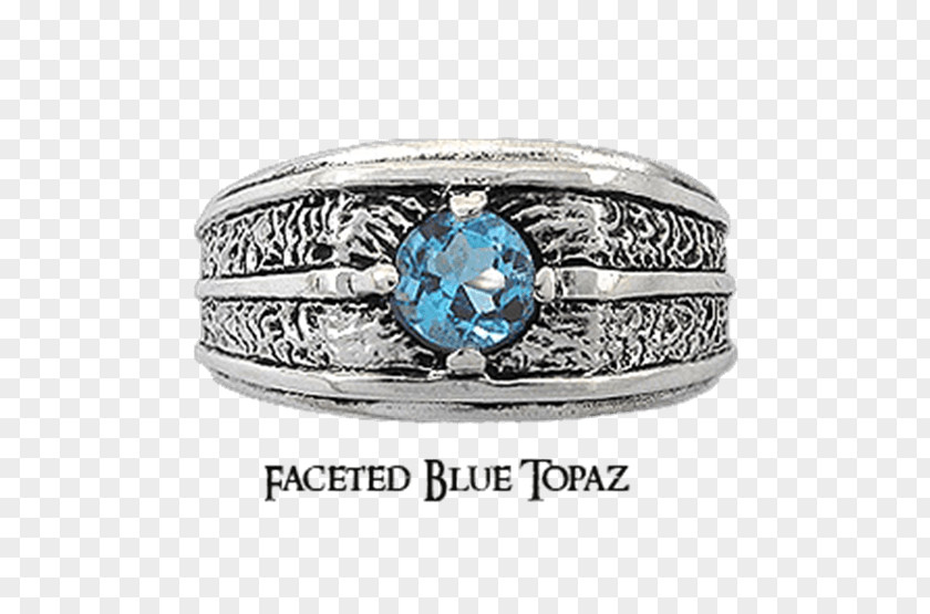Ring Turquoise Silver Sapphire Jewellery PNG