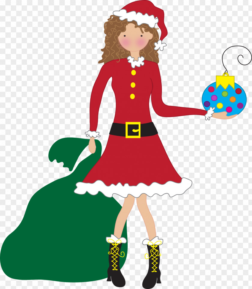 Santa Claus Mrs. Christmas Clip Art PNG