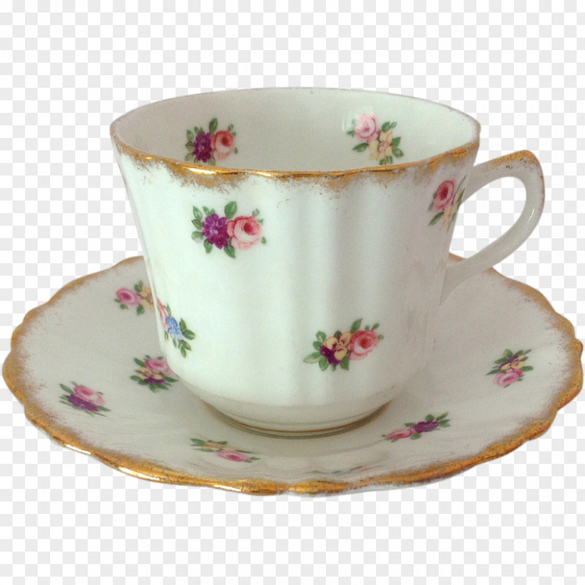 Tea Teacup Saucer Tableware Porcelain PNG