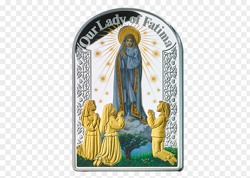 Coin Our Lady Of Fátima Silver PNG