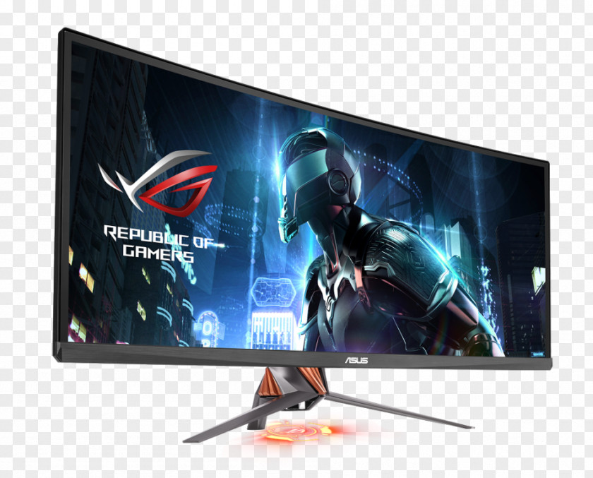 Computer Monitors ASUS ROG Swift PG-8Q 21:9 Aspect Ratio IPS Panel PNG