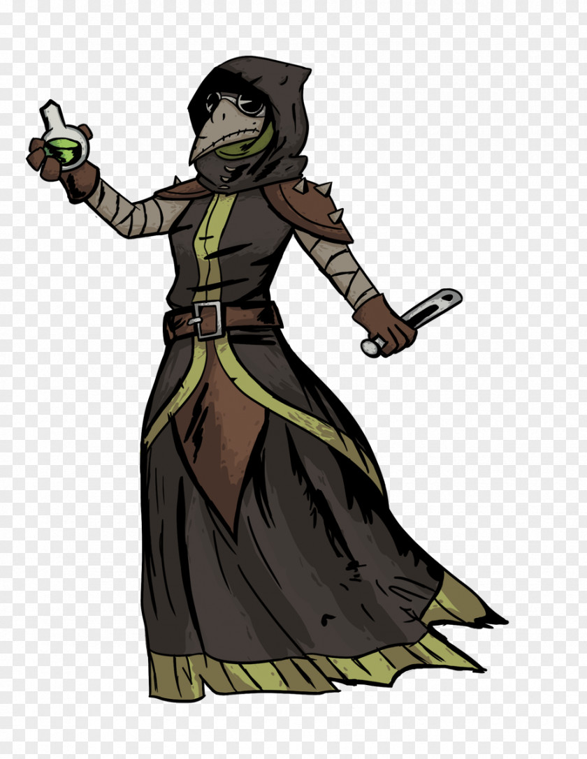 Darkest Dungeon Undead Black Death Plague Doctor Bubonic PNG