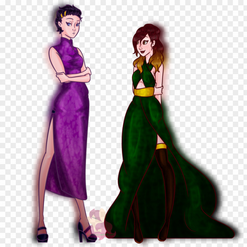 Dress Fashion Costume Party Drawing PNG