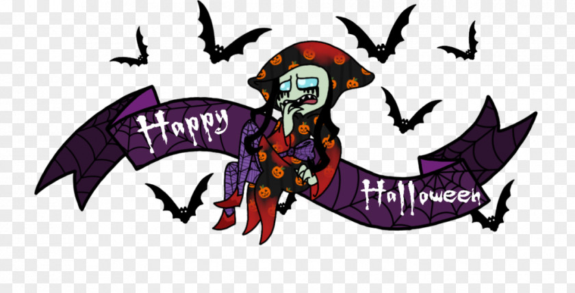 Halloween Banners Logo Cartoon Font PNG