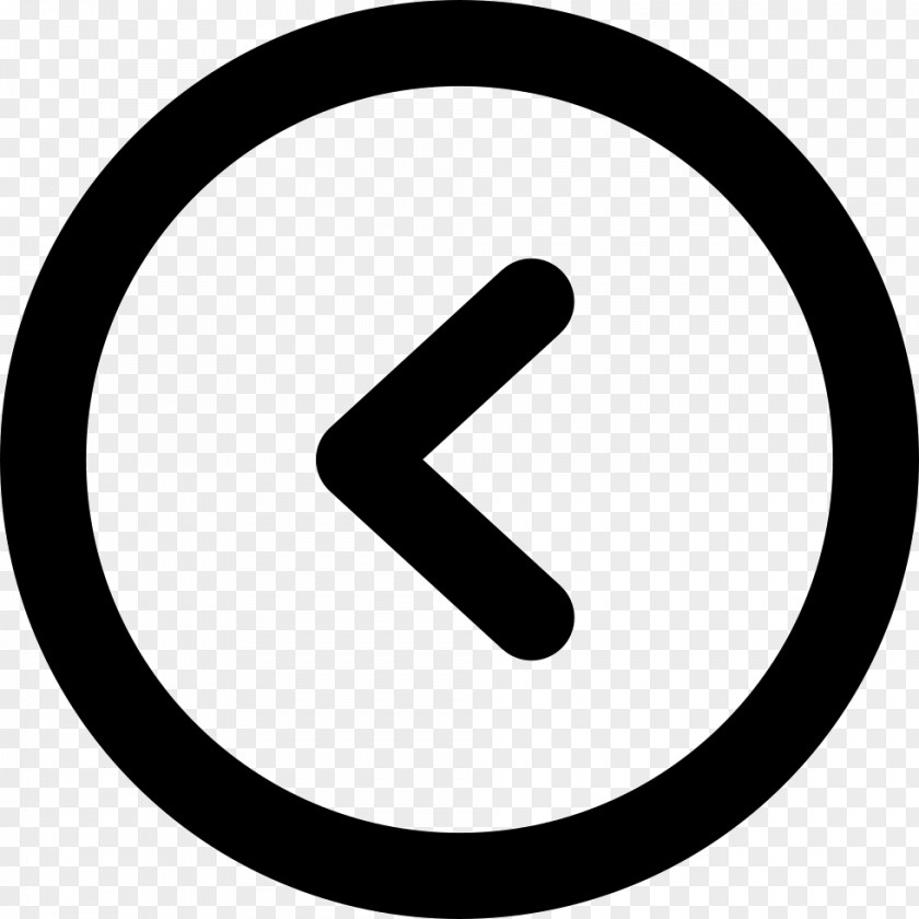 Left Arrow Button Symbol PNG