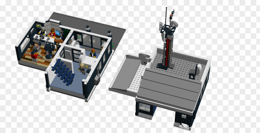 LEGO Ambulance Station Product Design Electronic Component Office Project PNG