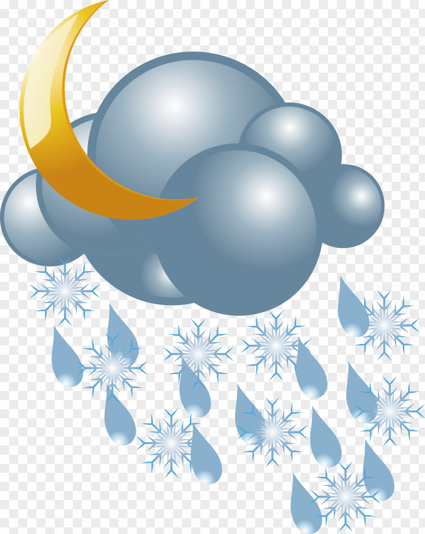 Snow And Icon Vector Rain Mixed Weather PNG