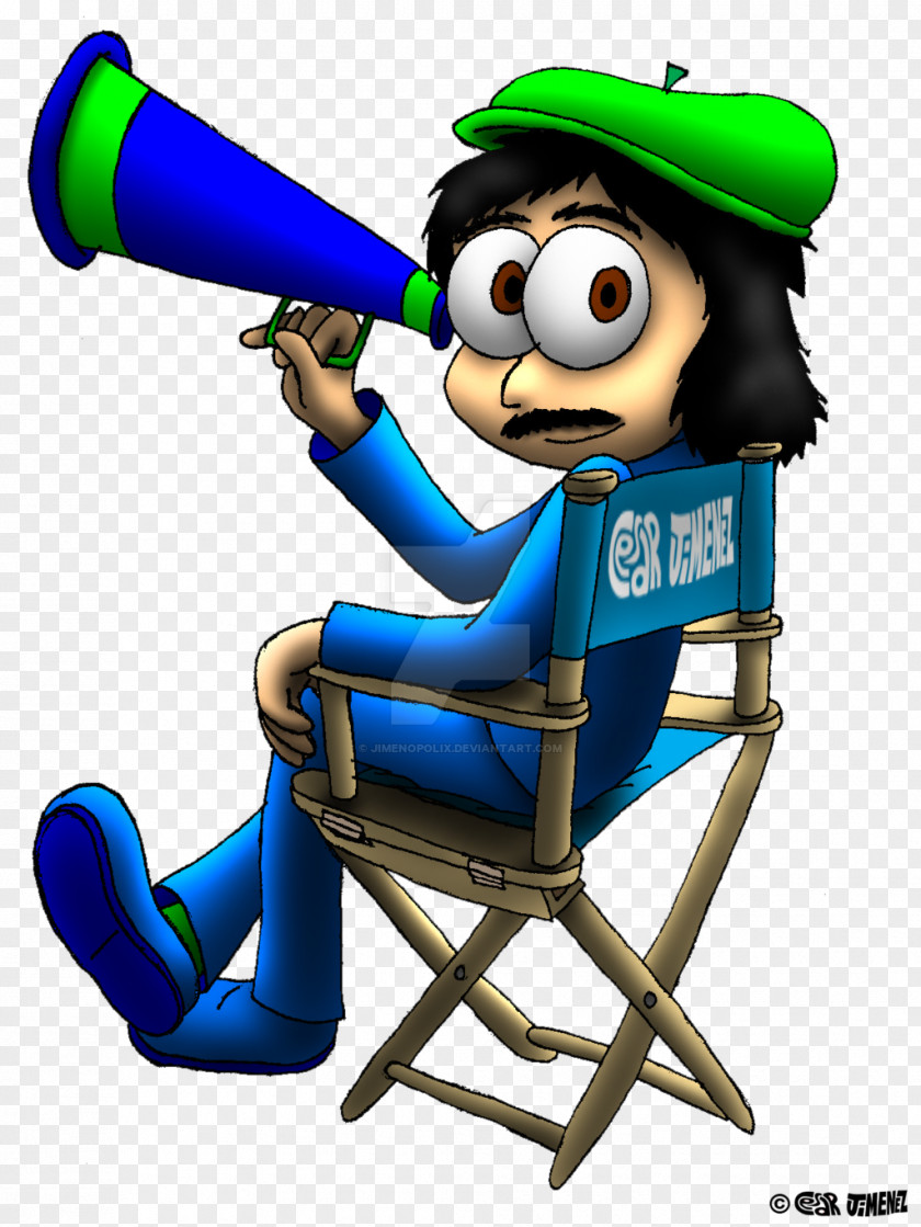 Director Cartoon Human Behavior Megaphone Technology Clip Art PNG