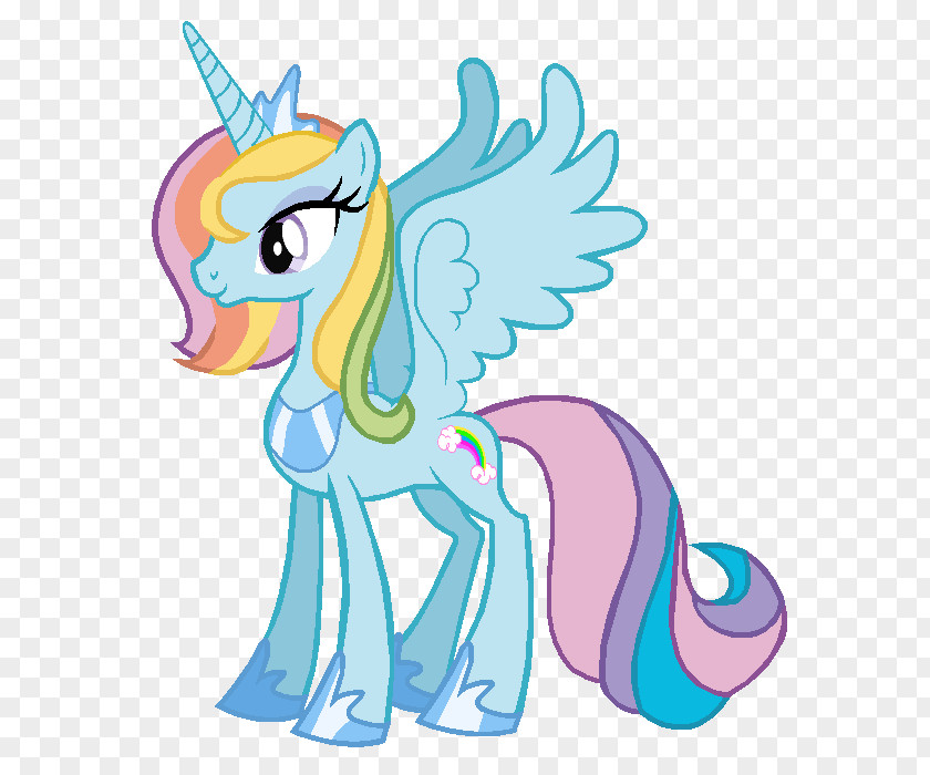 Double Rainbow Unicorn Pony Twilight Sparkle Princess Cadance Rarity Pinkie Pie PNG