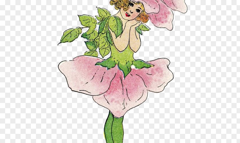 Fairy Floral Design Drawing Baby Animals To Color PNG