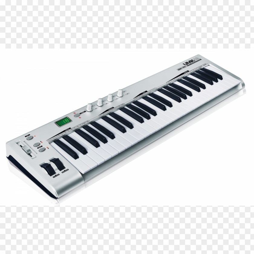 Keyboard MIDI Controllers Musical Electronic PNG