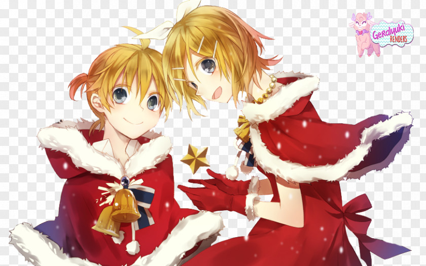 Christmas Kagamine Rin/Len Vocaloid Hatsune Miku Kaito PNG