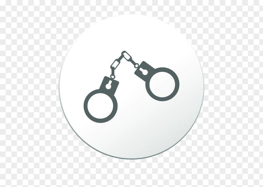 Hand Painted Handcuffs Icon PNG