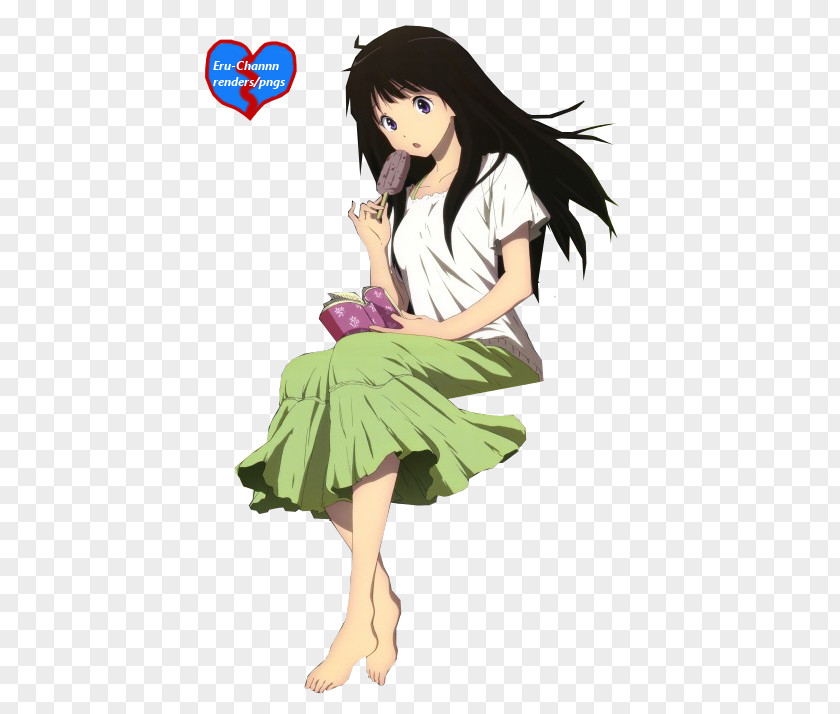 Hyouka Eru Chitanda Rendering Classic Literature Club PNG