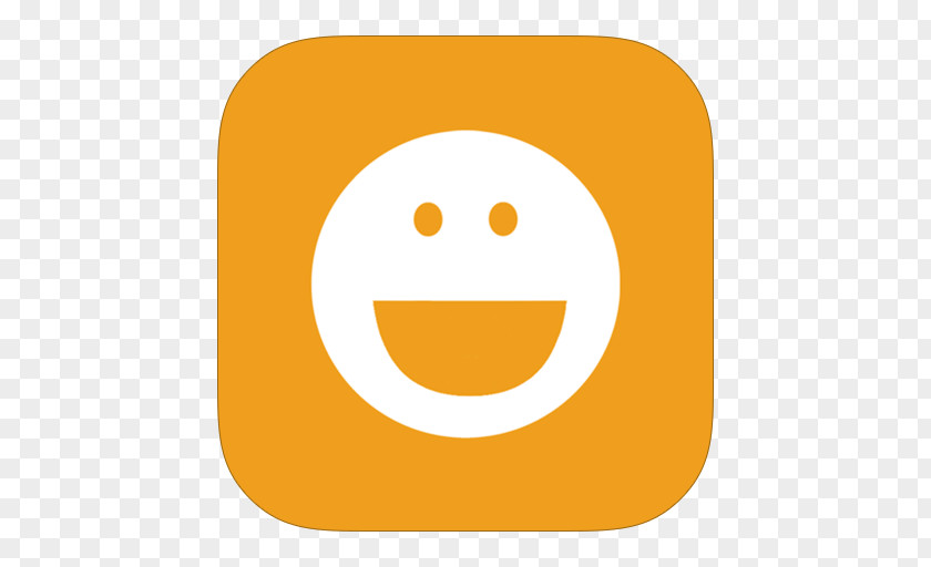 MetroUI Apps YM Alt Emoticon Smiley Yellow Orange PNG