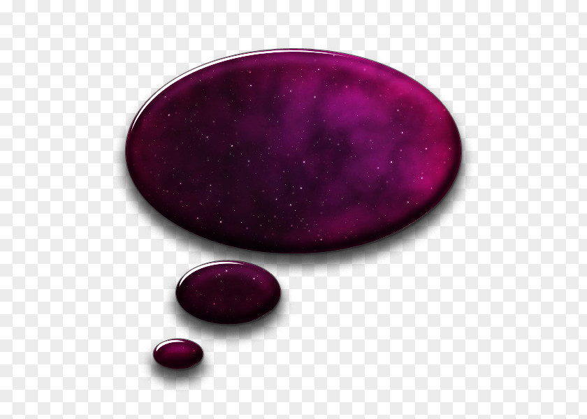 Purple Bubbles Thought Clip Art PNG