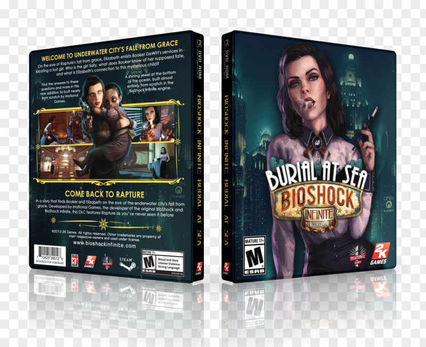SEA VIEW BioShock Infinite: Burial At Sea The Last Of Us PlayStation 3 Xbox 360 DVD PNG