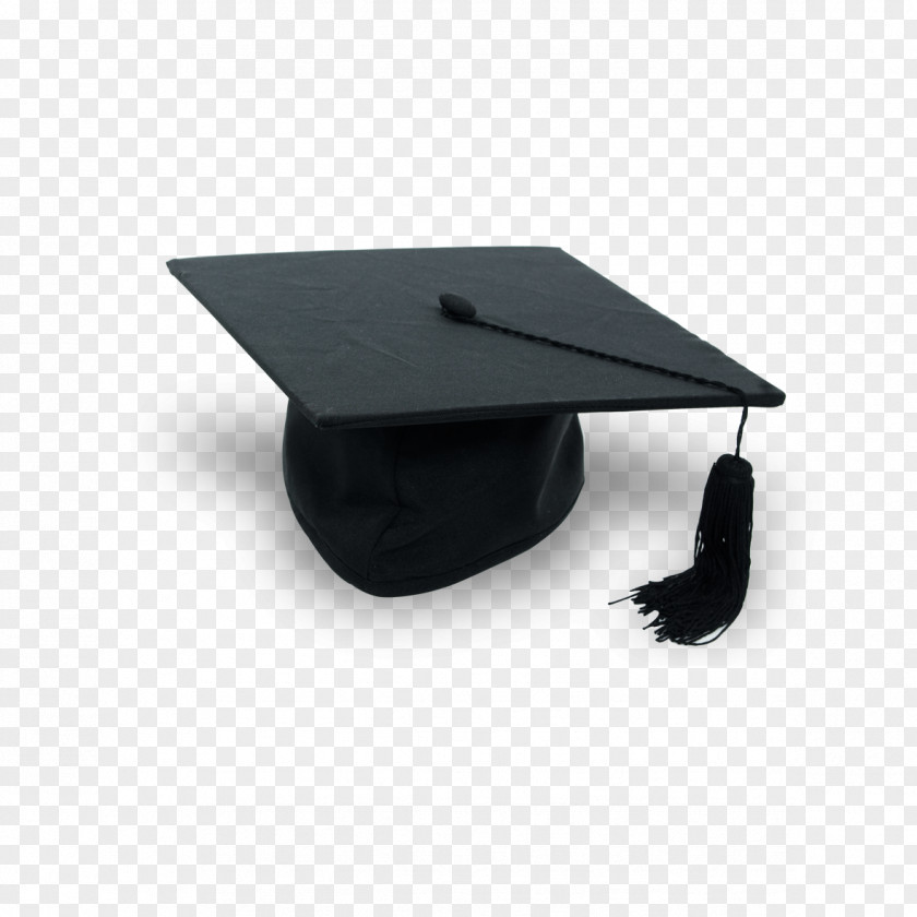 Small Black Graduation Cap Square Academic Ceremony Hat Clip Art PNG