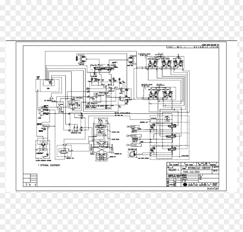 Excavator Terex Crane Engineering Diagram PNG