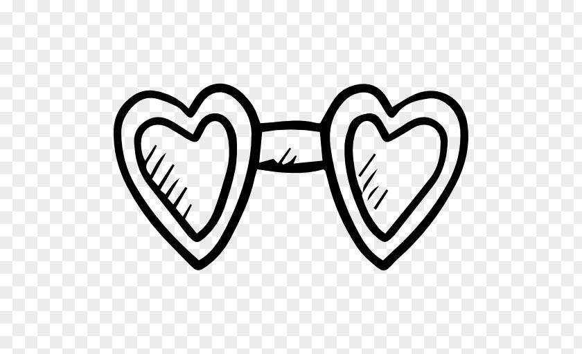 Glasses Heart Clip Art PNG