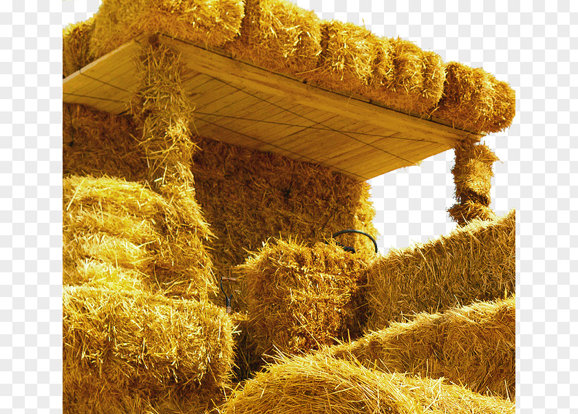 Haystack Into The Balcony Hay Straw Advertising PNG