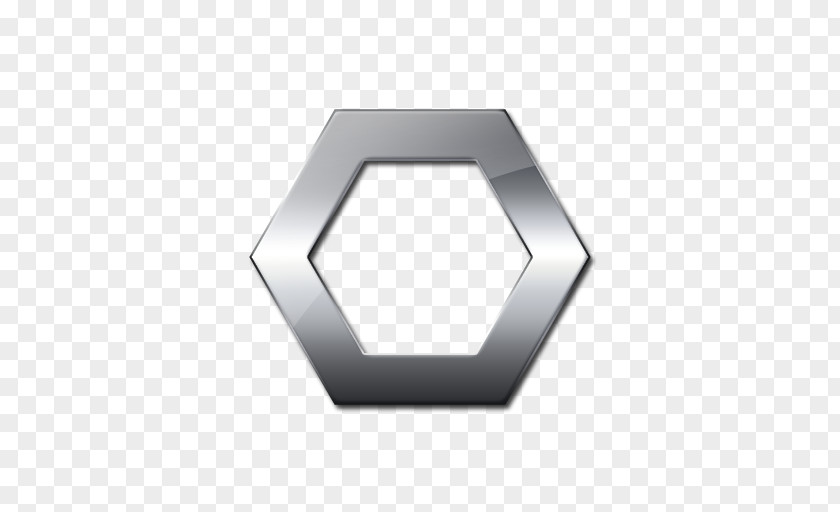 Hexagon Shape Metal Angle PNG