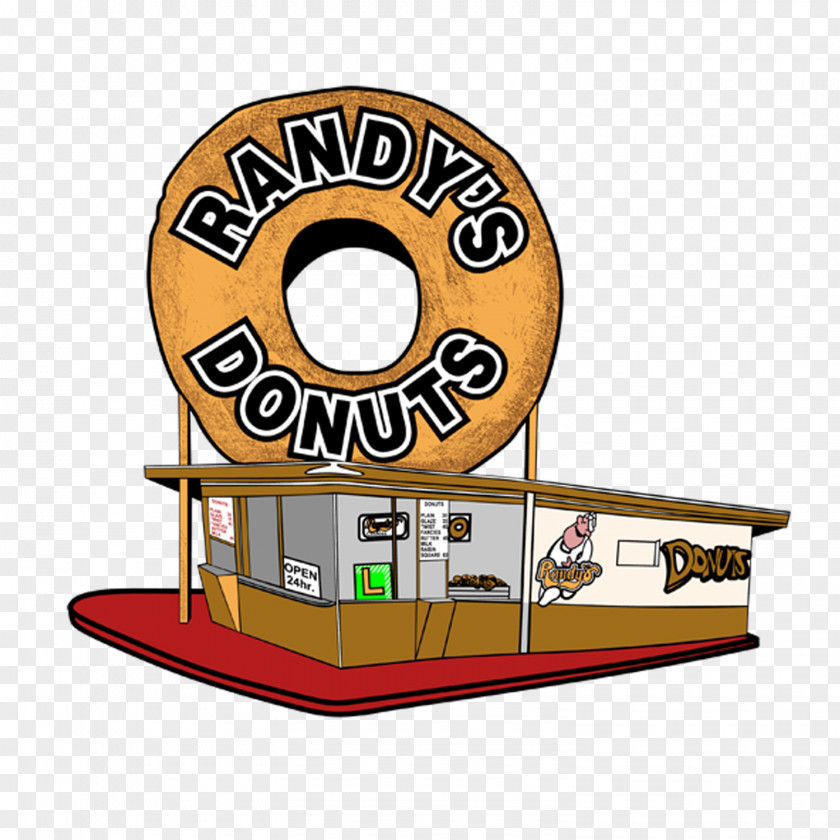 Los Angeles Randy's Donuts Gardena Clip Art PNG