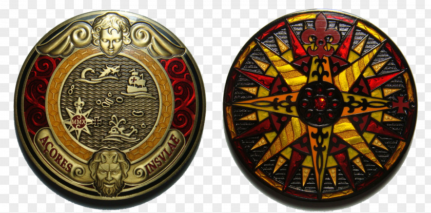 Old Compass Kingdom Of Hungary Badge Aurea Numismatics Austria Coin PNG