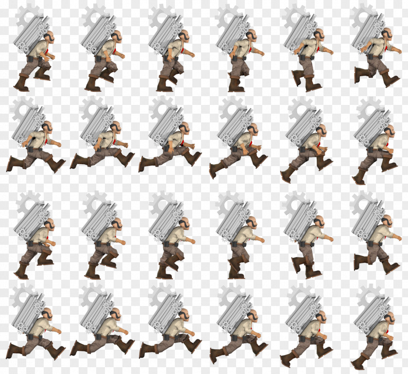 Sprite Animation Running PNG