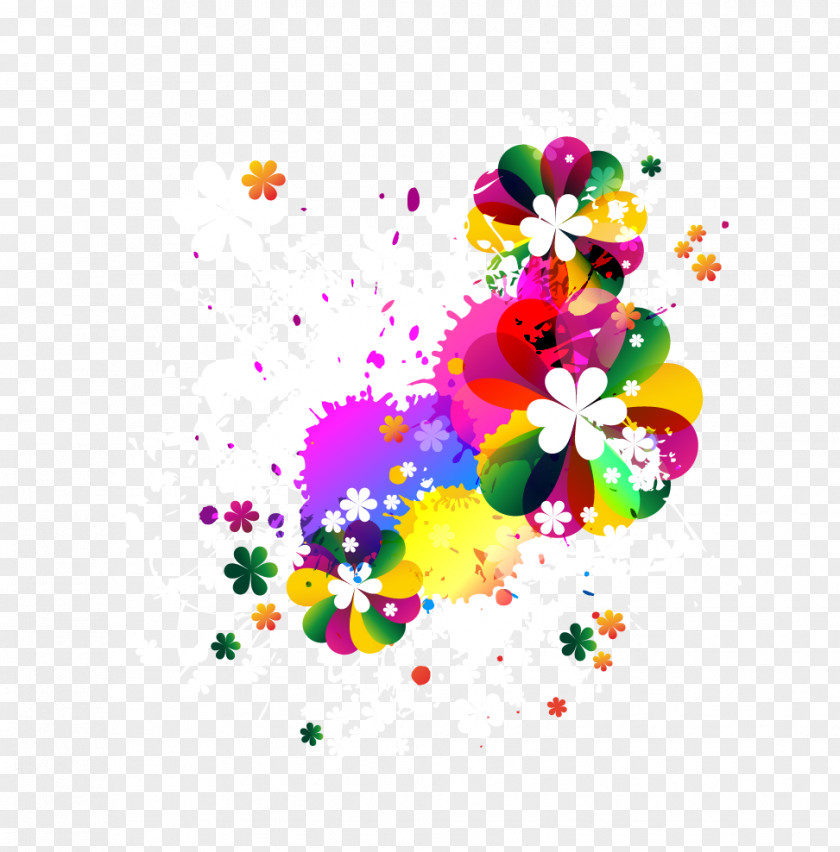 Vector Flowers Color Flower Clip Art PNG